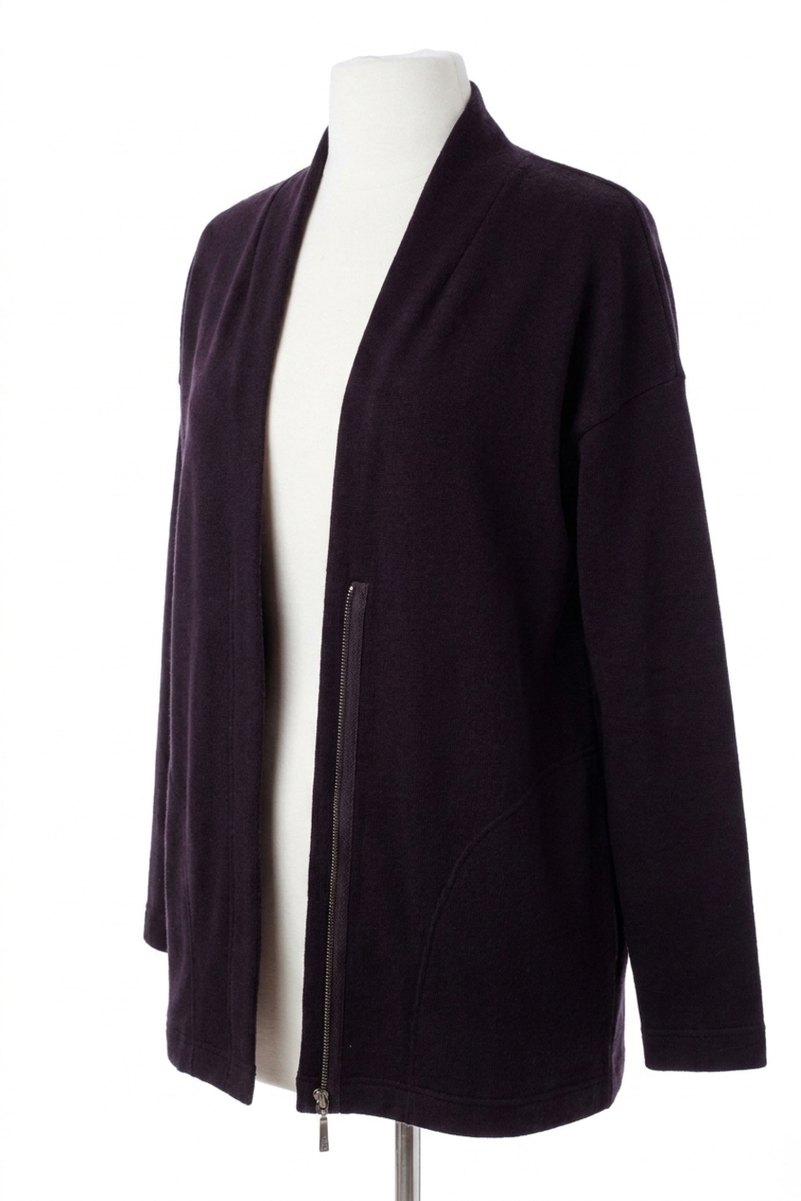NEW KENSIE zipper front fleece jacket in black